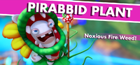 Pirabbid Plant splash screen from Mario + Rabbids Kingdom Battle