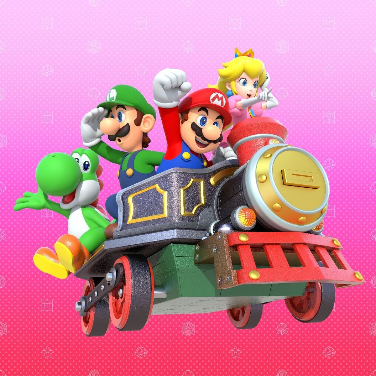 File:Mario Party 10 group train art.jpg - Super Mario Wiki, the Mario ...