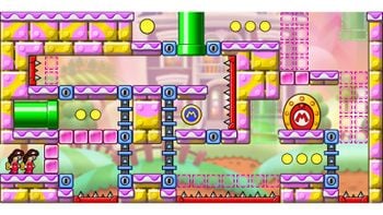 Miiverse screenshot of the 79th official level in the online community of Mario vs. Donkey Kong: Tipping Stars