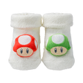 ソックス　スーパーキノコ＆1UPキノコ[3] (Socks: Super Mushroom & 1-Up Mushroom)