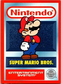 One of the Nintendo Collector Cards