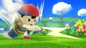 Ness's PK Fire in Super Smash Bros. for Wii U.