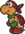 Sprite of Red Ninjakoopa, from Paper Mario.