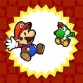 Picture of Mario and Yoshi Kid from an opinion poll on partners from Paper Mario: The Thousand-Year Door for the Nintendo Switch