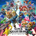 Artwork used for the "Super Smash Bros. Ultimate" option in an opinion poll on Nintendo Switch games