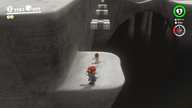 The location of a Power Moon in Super Mario Odyssey