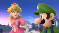 SSB4 Wii U - Peach Luigi Awkward Screenshot.png