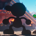 Mr. Game & Watch from the said games as seen in The Super Mario Galaxy Movie