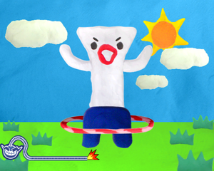 Wiggle Room in WarioWare: Smooth Moves.