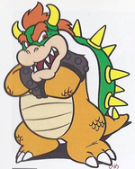 Artwork of Bowser from Super Mario World