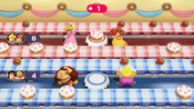 Cake Factory Work as a pair and make cakes. One player places cakes. The other, strawberries!