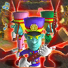 The platinum frame of the Clockwork Soldiers in Luigi's Mansion for the Nintendo 3DS.
