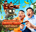 Promotional photo for the game featuring Japanese comedy duo Chocolate Planet