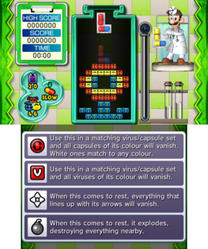 Beginner Stage 4 of Miracle Cure Laboratory in Dr. Mario: Miracle Cure