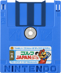 Family Computer Disk System disk for Golf: Japan Course
