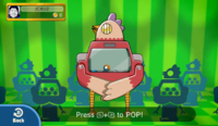 Cluck-A-Pop in Game & Wario