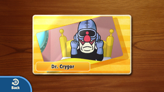 One of the Character Cards, as they appear on the TV.