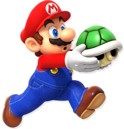 Artwork of Mario from The official home of Super Mario website