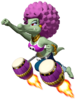 The Spirit image of Kalypso, reused from her Donkey Kong Barrel Blast artwork