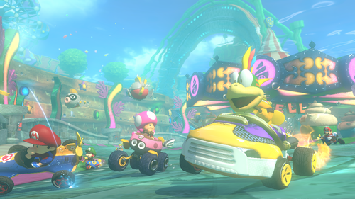Underwater driving - Super Mario Wiki, the Mario encyclopedia