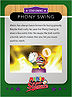 Level 2 Phony Swing card from the Mario Super Sluggers card game