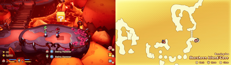 21th block in Skorcheen Island from Mario & Luigi: Brothership