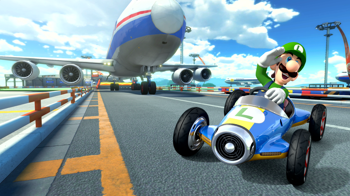 File:MK8DX Background Luigi.png - Super Mario Wiki, the Mario encyclopedia