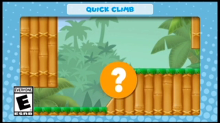 A frame of the video shown with the fourth question in Mini Mario & Friends: amiibo Challenge Trivia Quiz