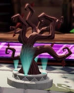 Spooky Mansion goal-line decoration
