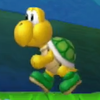 Squared screenshot of a green Koopa Troopa from New Super Luigi U.