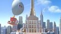 The top of New Donk City Hall