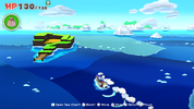 Mario and company approaching ? Island