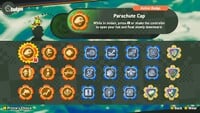 Screenshot of the Badges selection screen in Super Mario Bros. Wonder
