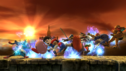 Challenge 70 from the seventh row of Super Smash Bros. for Wii U
