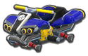 Toad and blue Mii's Standard ATV body from Mario Kart 8