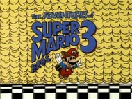 The title card for The Adventures of Super Mario Bros. 3