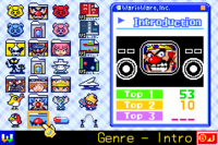 The complete Games mode menu with all microgames and minigames unlocked