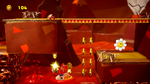 Poochy's Magma Run from Yoshi's Crafted World