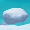 Screenshot of a snow chunk from Donkey Kong Bananza.