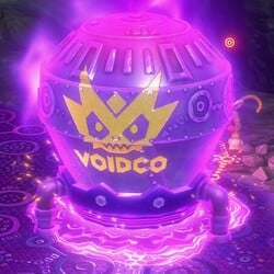 Screenshot of a Terravoider without Void Kong's seals.