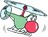 Helicopter Yoshi artwork for Super Mario World 2: Yoshi's Island