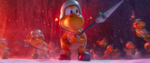Koopa Troopa soldiers emerging from the ship