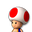 Character select icon of Toad from Mario Kart 7