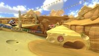 GBA Cheese Land from Mario Kart 8 - Animal Crossing × Mario Kart 8 downloadable content.