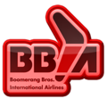 A Boomerang Bros. International Airlines "hot shot" badge from Mario Kart Tour