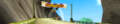 The banner for Koopa Cape, with the starting banner from Wario's Gold Mine and a different skybox