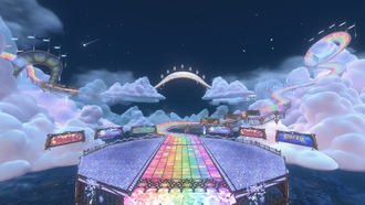 Rainbow Road in Mario Kart World