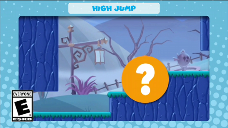 A frame of the video shown with the fifth question in Mini Mario & Friends: amiibo Challenge Trivia Quiz