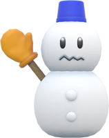 A model of Mr. Blizzard from Mario Party 9.