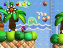 The image for "Yoshis on the Beach" from Yoshi's Story on Nintendo Music.